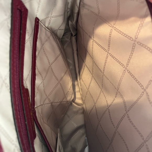 Michael Kors Burgundy Leather Tote - Picture 5 of 7